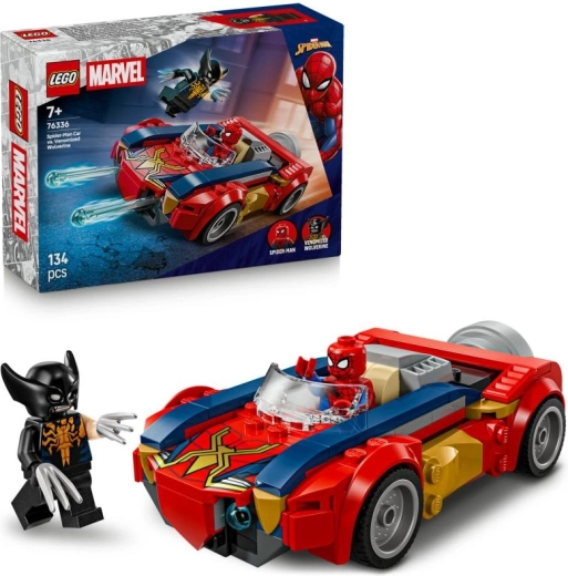 Žmogus-voras automobilis prieš venomizuotą Wolverine – LEGO Marvel rinkinys