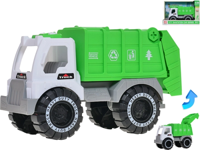 Garbage Truck 21.5 cm with Freewheel