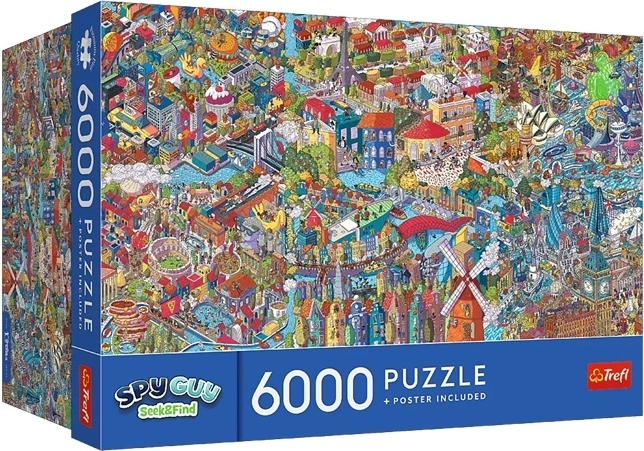 Puzzle Spy Guy: city break – 6000 pieces