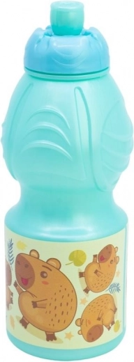Capybara-themed water bottle 400 ml