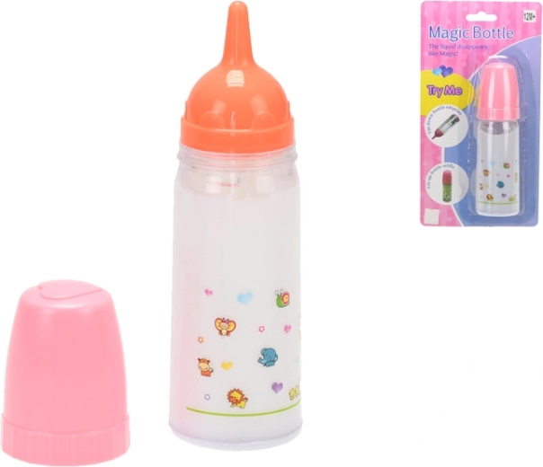 Pieno buteliukas lėlėms 15 cm