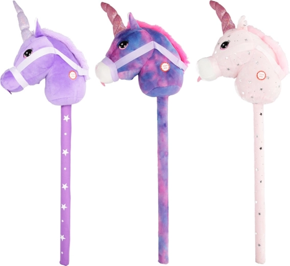 Unicorn hobby horse with sound