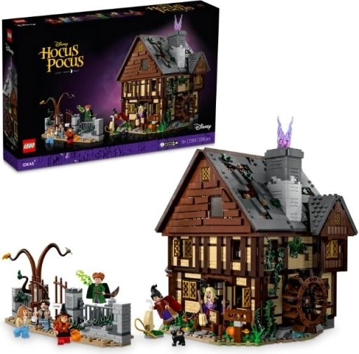 LEGO Ideas Disney „Hokus pokus“: Sandersonų seserų trobelė