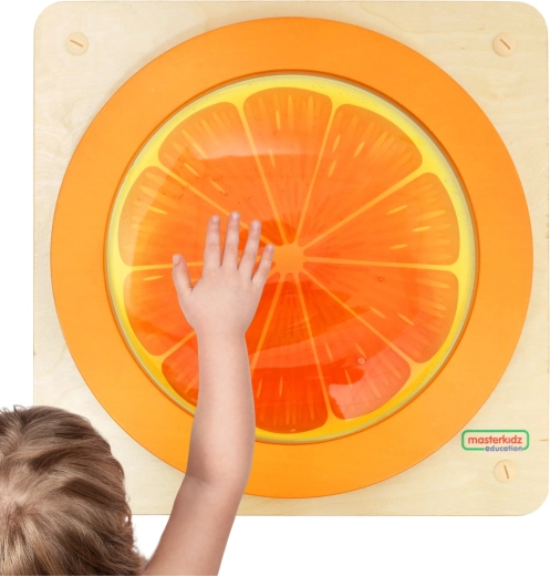 Masterkidz sensorinis sieninis skydelis Apelsinas