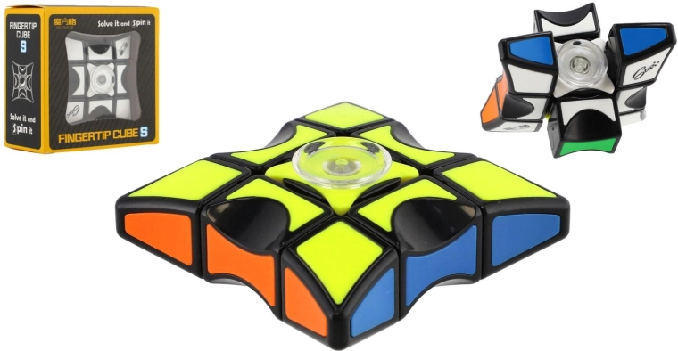 Plastikinis spinerio galvosūkis 6 × 6 cm dėžutėje