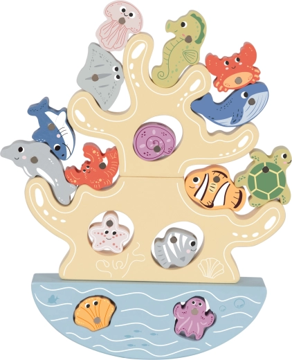 Balansinis koralų rifas stabilumui lavinti