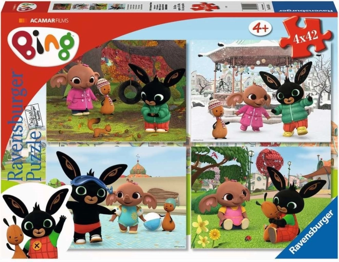Ravensburger dėlionė „Bing“ 4×42 detalės