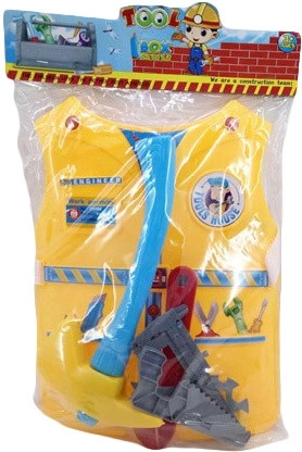 Children’s repair kit with vest and tools – 6 pieces