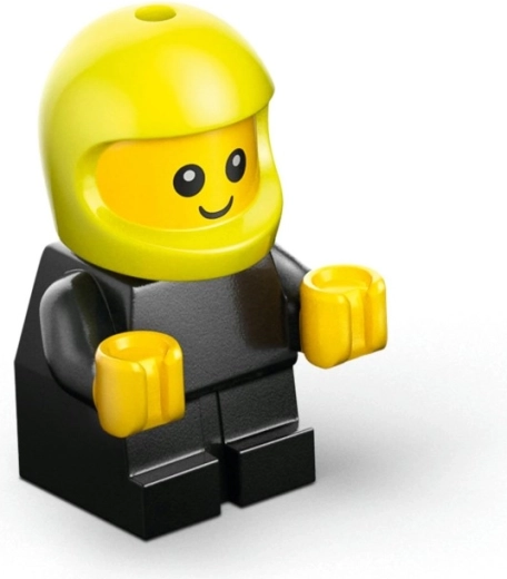 Ugniagesio minifigūrėlė pasiruošusi veiksmui