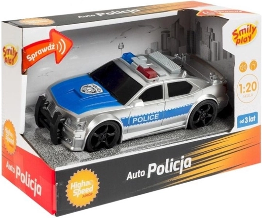 Policijos automobilis „Junior“ SmilyPlay, 1:20 masteliu