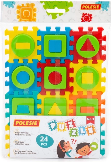 24 pieces for assembling and play