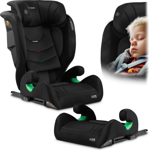 Vaikiška automobilinė kėdutė Nukido Louis Soft 100–150 cm su ISOFIX