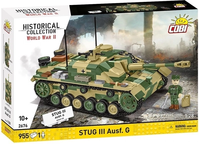 Cobi konstruktorius StuG III Ausf. G – 955 detalės