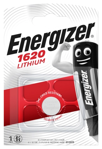 Energizer CR1620 ličio mygtukinė baterija 3 V