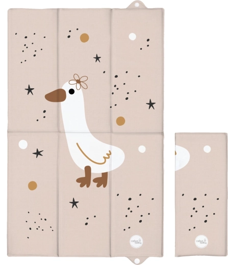 Ceba Baby kelioninis vystymo kilimėlis Basic Star Duck 80 × 50 cm