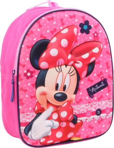3D vaikiška kuprinė Minnie Mouse rožinė 31 cm
