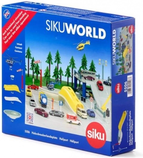 SIKU WORLD helicopter with heliport