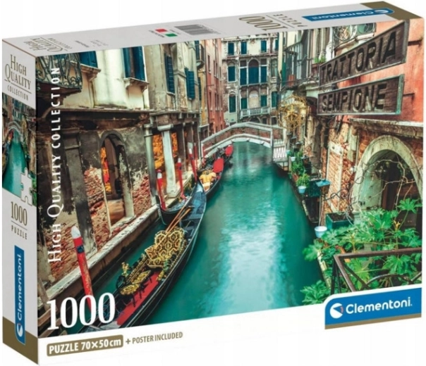Dėlionė 1000 detalių „Venice Canal“ CLEMENTONI