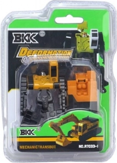 Transformuojamas robotas – ekskavatorius / buldozeris / cisterna