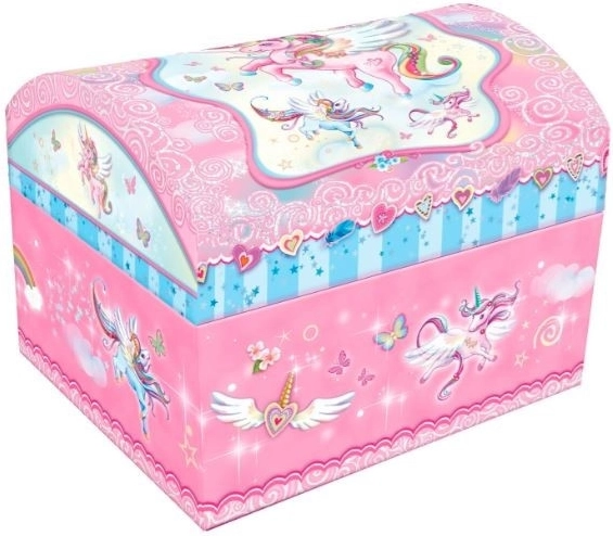 Music Box with Unicorn Motif