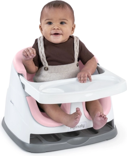 Removable BPA-free tray with stow-away position