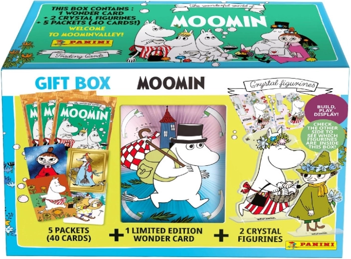 Panini dovanų dėžutė su kolekcinėmis kortelėmis „Muminukai“