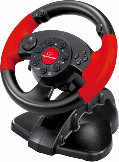 Gaming Steering Wheel Esperanza High Octane for PC and PS3