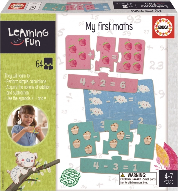 Edukacinė dėlionė ir žaidimas: mano pirmoji matematika – EDUCA Learning is Fun