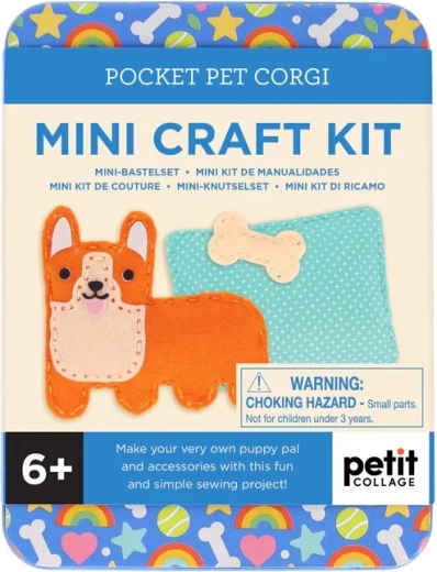 Mini siuvimo rinkinys „Corgi“ iš Petit Collage