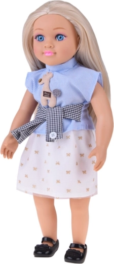 Ilgi šviesūs plaukai šukavimui ir šukuosenoms