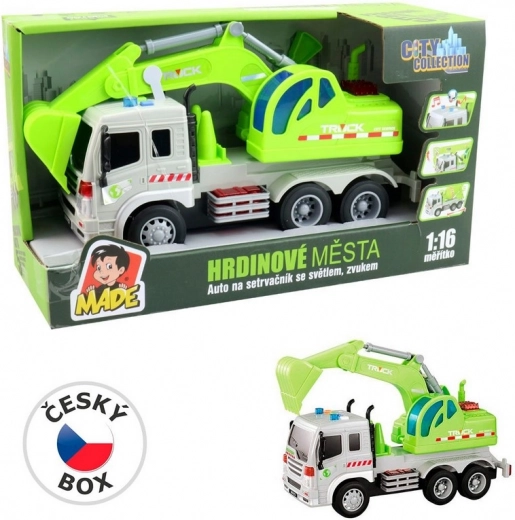 Digger Truck City Collection with Light and Sound
