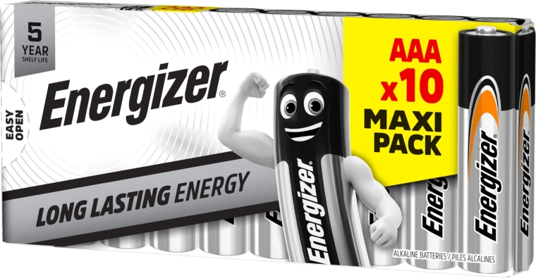 Šarminės baterijos AAA 1,5 V ENERGIZER Everyday – pakuotė 10 vnt.
