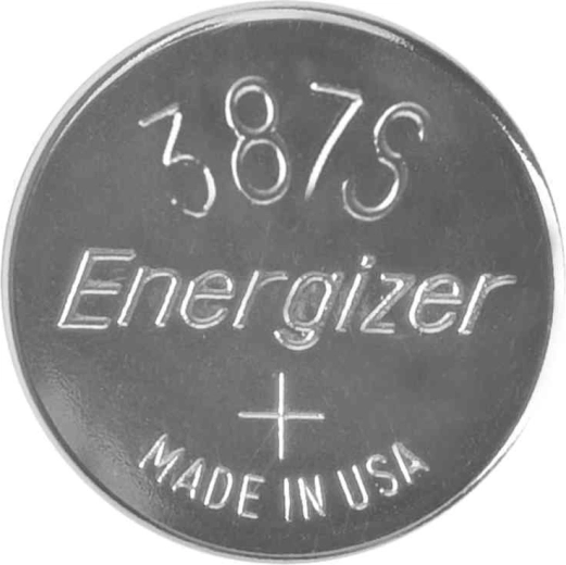 Sidabro oksido laikrodžio baterija Energizer 387, 1,55 V, 63 mAh