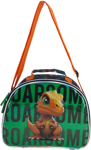Kids' crossbody bag with dinosaur 25 cm