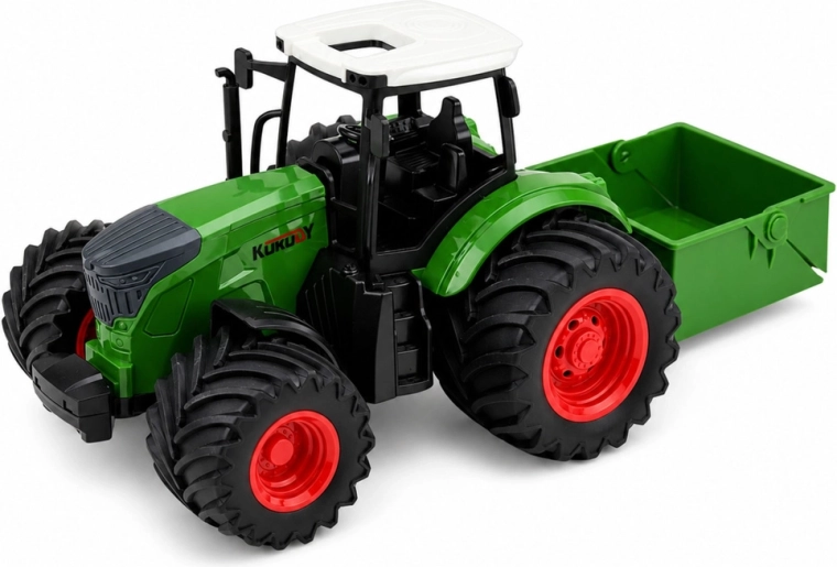 Tractor with attachable spreader