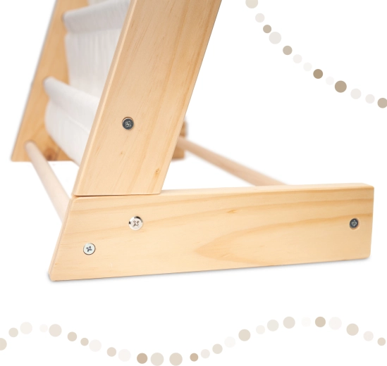 Natūralios medžiagos ir stabili konstrukcija