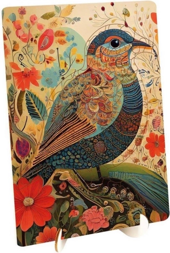 Moxy outline wooden puzzle Bird 121 pieces