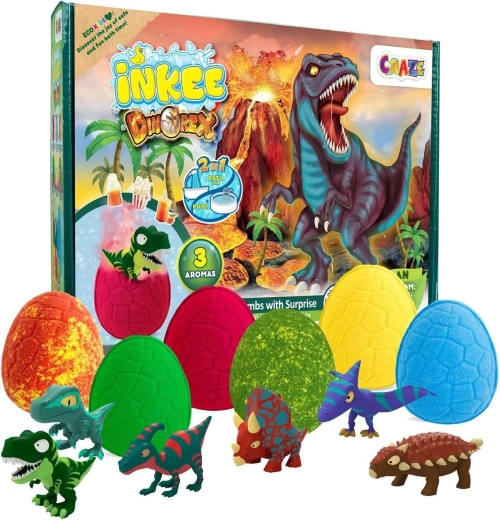 Dovanų vonios rinkinys INKEE Dino