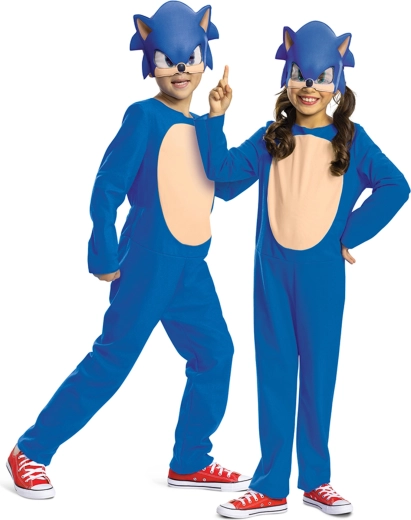 Vaikiškas kostiumas SONIC THE HEDGEHOG 3 (10–12 m., ūgis 137–149 cm)