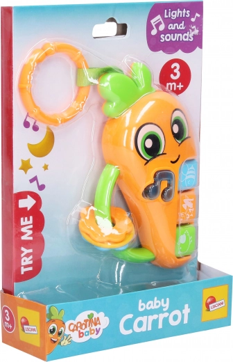 Carrot Toy with Effects 16 cm CAROTINA