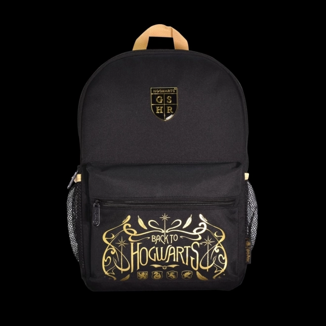 Harry Potter kuprinė juoda ir smėlio spalvos