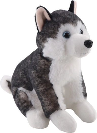 Sitting Plush Husky 20 cm