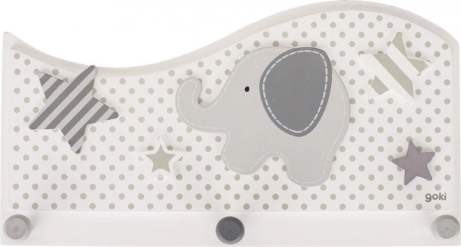 Gray clothes hanger