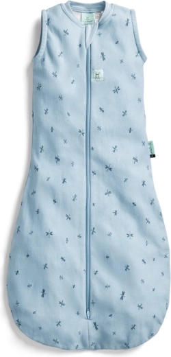 Ergopouch kūdikių miegmaišis iš ekologiškos medvilnės Jersey 0,2 TOG (3–12 mėn., 6–10 kg) – Dragonflies