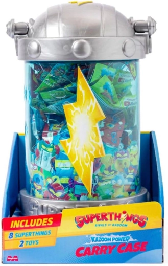 SuperThings Kazoom Power nešiojamas dėklas figūrėlėms + 8 staigmenos