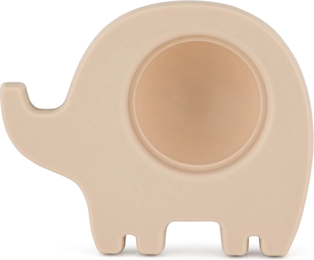 Elastic button for fine motor skills