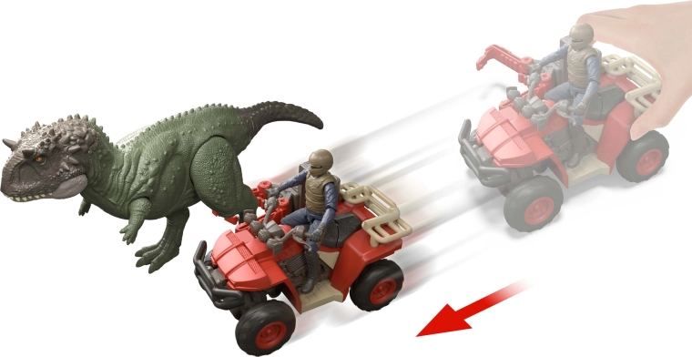Fast action thanks to pull-back power