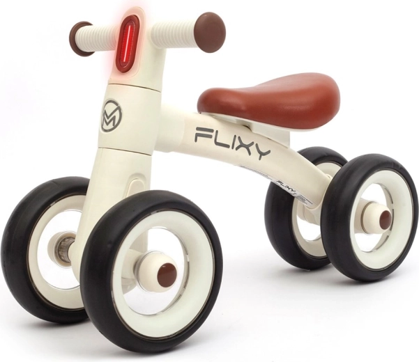 Milly Mally FLIXY LED balance ride-on – cream