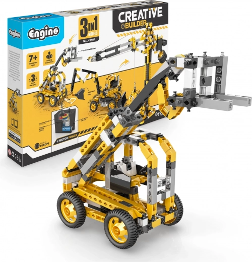 Engino konstruktorius Creative Builder – statybinės mašinos (3 viename)