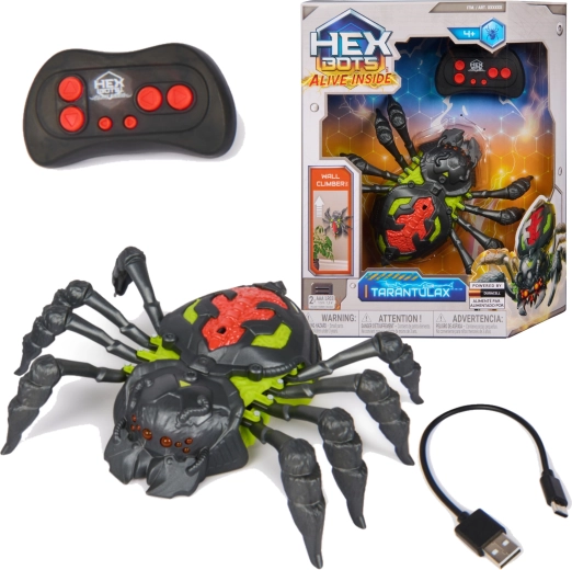 Hex Bots Wall Crawler Spideroid – nuotoliniu būdu valdomas robotinis voras, ropojantis sienomis